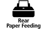 Rear paper feeding